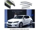 Дефлектори вікон вітровики Lexus CT200H 2011-2020 П/К скотч FLY нержавіюча сталь 3D BLXCT1123-W/S (52-53) - зображення 1