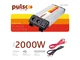 Перетворювач напруги Pulso/ISU-2000/12V-220V/2000W/USB-5VDC2.0A/син.волна/клеми - зображення 2