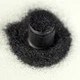 Чорний металевий мікро-глітер Lecente Black Ultra Fine Glitter (8г) - зображення 2