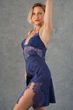 Женская ночнушка с кружевом Felena Royal Blue 205 42(S) Синий - изображение 5