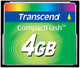 Karta pamięci Transcend CompactFlash 4GB 133x (TS4GCF133) - obraz 1