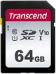 Karta pamięci Transcend 300S SDXC 64GB Class 10 UHS-I U1 V10 (TS64GSDC300S) - obraz 1