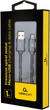 Кабель Cablexpert USB - MicroUSB 1 м Metallic-Grey (CC-USB2S-AMmBM-1M-BG) - зображення 2