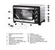 Електропіч MPM MPE-06T 32 л 1600 Вт - зображення 6