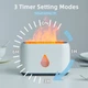 Увлажнитель воздуха аромадифузор с эффектом огня ProZone SH-Flame (Белый) - изображение 3