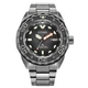 Годинник CITIZEN NB6004-83E - це модель із чорним та сріблястим кольором, призначена для носіння на зап'ястя. - зображення 1