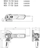 Угловая шлифмашина Metabo WEA 17-150 Quick (600535000) - изображение 9