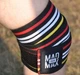 Бинты на колени MadMax MFA-292 Knee Wraps 1.8 м Black (MFA-292-U) - изображение 7