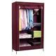 Шафа тканинна розкладна 105*45*175см Stenson R30898 (wine red) - изображение 1
