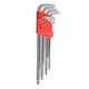 Набір ключів TORX (зірочка) 9 предметів T 10-50, довгі. У пластиковому утримувачі CARLIFE (WR2113) - зображення 1