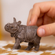 Фігурка Schleich Wild Life Indian Rhinoceros Baby 5.5 см (4059433527772) - зображення 5