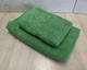 Набор турецких махровых полотенец Zeron 50х90+70х140 Damask 2 Yesil - изображение 2