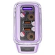 Зарядное устройство для MP3 ACEFAST A45 Sparkling series PD65W GaN (2*USB-C+USB-A) charger Mica Purple AFA45PA - изображение 2