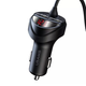 Автомобильное зарядное устройство с 3в1 кабелем Micro-USB/Type-C/Lightning USAMS US-CC119 |2USB/3.4A| Черный - изображение 3