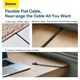 Кабель для интернета 5 метров Baseus high Speed Six types of RJ45 Gigabi 5 м PCWL-D01 - изображение 6