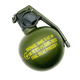 Граната тренувальна П-67-М НАТО з активною скобою (крейдяна) [PYROSOFT] (для страйкболу) - зображення 1
