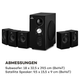 Акустична система Auna Concept 520 5.1, 75 Вт RMS, BT, USB, SD - зображення 6