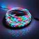 Світлодіодна стрічка багатобарвна 3528 RGB 5 м Led c пультом (7712SH802) - зображення 4