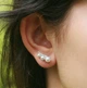 Срібні сережки з перлами і фіанітами (АРТ. №6175) Dadiverin Jewelry - изображение 1