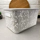 Высокая ажурная корзинка без крышки 7.5л, Белая - изображение 2