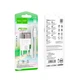 Зарядне мережеве Hoco C125A Type-C PD20W + кабель Type-C to Lightning швидка зарядка для мобільних пристроїв Iphone Прозорий-Чорний - зображення 2