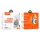Навушники Bluetooth Hoco W43 Adventure headphones BT5.2 250 mAh MicroSD, AUX Білий - изображение 2