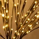 LED гирлянда Ветка Ивы на 20 Диодов, Теплый свет, 1 шт - изображение 5