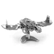 Металлический конструктор 3Д Metal Earth - Batman v Superman Batwing, MMS376 - изображение 5