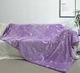 Детский плед светящийся теплый "Космос" 160х125 см флисовый Фиолетовый на кровать или диван - изображение 2