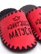 Жіночі домашні капці Family Класичні Найкраща Матуся закриті Червоні, 42-43, фетр (n0104-43e-066b) - зображення 3