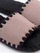 Жіночі домашні капці Family Класичні відкриті Мокко, 40-41, фетр (u0110-41f) - зображення 3