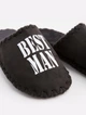 Чоловічі домашні капці Family Класичні Best Man закриті Чорні, 44-45, фетр (n0101-45f-001w) - зображення 3