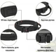 Нашийник для собак Harness, нейлоновий з металевою пряжкою-фастекс, L (45-55см) Чорний (145L-BLACK) - зображення 3