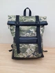 Рюкзак пиксель камуфляж RollTop с карманом - изображение 1