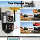 Камера наблюдения 12 Мп 10-Х ZOOM&nbsp;Wifi уличная наружная камера поворотная IP66 - изображение 10