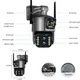 Камера наблюдения 12 Мп 10-Х ZOOM&nbsp;Wifi уличная наружная камера поворотная IP66 - изображение 11