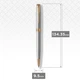 Шариковая ручка Parker SONNET Stainless Steel GT BP 84 132 - изображение 3