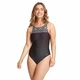 Купальник для бассейна Zoggs Ceramics Hi Front X-Back женский р.40 Черный - изображение 1