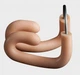 Затискач носа для басейну Arena SUPER NOSE CLIP Бежевий для плавання ергономічний силіконовий - зображення 2