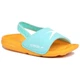 Шльопанці Speedo LEARN TO SWIM SLIDE IU розмір 23 блакито- помаранчевий взуття для моря, пляжу, басейну, плавання - зображення 1