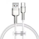 Кабель Baseus Cafule Series Metal Cable USB to Type-C 66W 2m CAKF000202 White - изображение 2