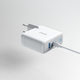 Мережевий зарядний пристрій Anker PowerPort+ Atom III 45 W USB-C + 15 W USB-A White (A2322G21) - зображення 4