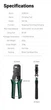 Обжимные клещи UGREEN NW136 Multifunctional Clamp Green (70683) - изображение 10