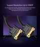 Кабель UGREEN VG101 VGA to VGA 1.5m Black (11630) - изображение 3