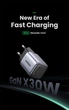 Мережевий зарядний пристрій UGREEN CD319 USB-C Nexode Mini 30W PD QC4.0 PD3.0 GaN Tech Grey (90666) - зображення 2