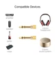 Перехідник UGREEN 6.5mm Male to 3.5mm Female Gold (20503) - зображення 3