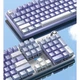 Клавіатура Aula F2088 Pro Mechanical White/Violet + 9 Purple keys KRGD Blue USB UA (6948391234915) - изображение 2