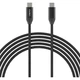Дата кабель USB-C to USB-C 1.2m USB 3.1 Gen2 240W (50V/5A) Choetech (XCC-1035) - зображення 2