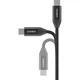 Дата кабель USB-C to USB-C 1.2m USB 3.1 Gen2 240W (50V/5A) Choetech (XCC-1035) - зображення 3