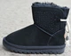 Детские зимние угги Ugg замшевые 29 18.5 см черные - изображение 1